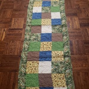 Quilted Table Runner 17 x 60